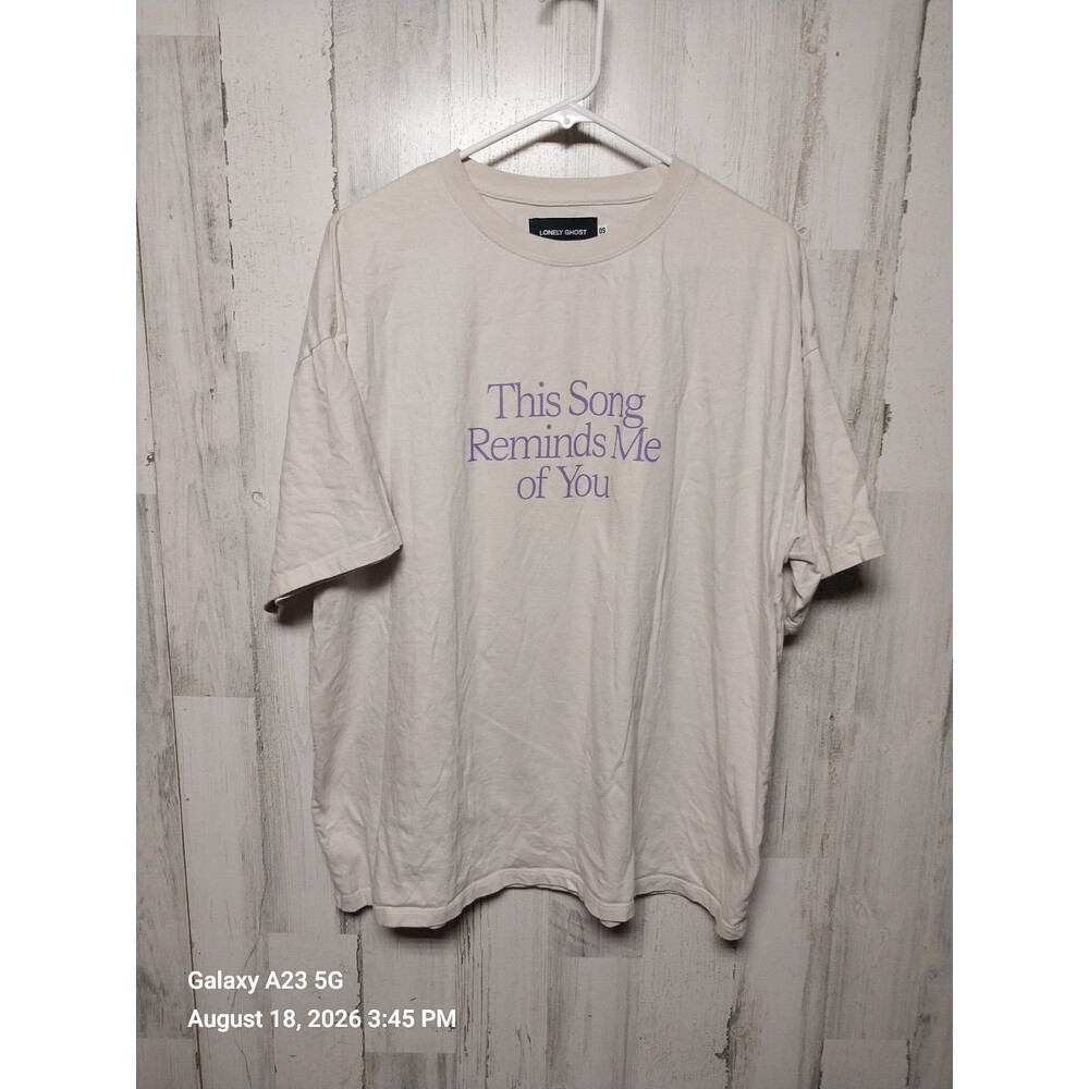 Lonely Ghost This Song Reminds Me Of You Boxy Tee One Size